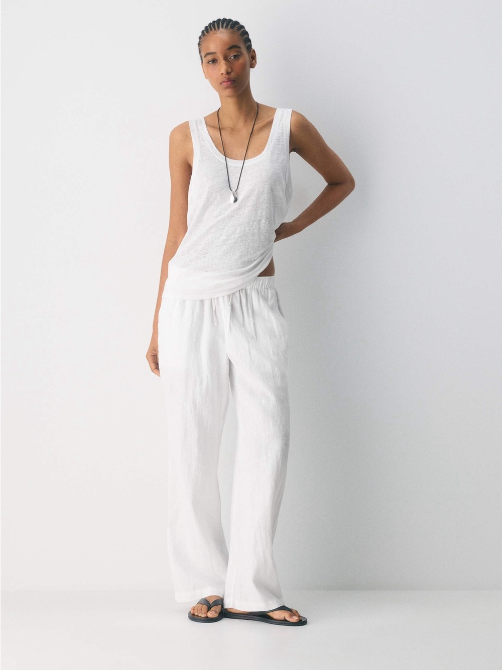 Little Moon Sail Linen Pant M